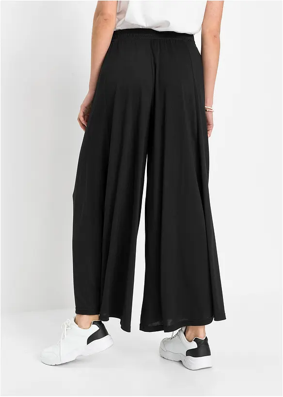 Jupe-culotte en jersey, jambes larges, bonprix