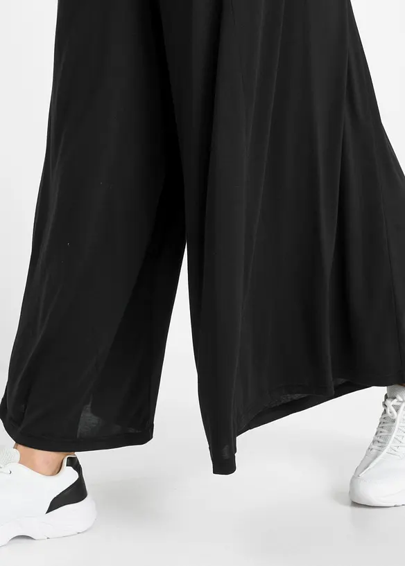 Jupe-culotte en jersey, jambes larges, bonprix