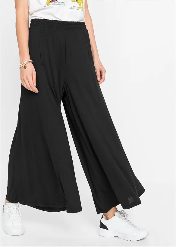Jupe-culotte en jersey, jambes larges, bonprix