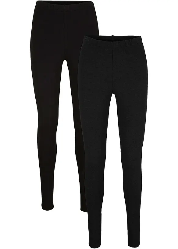 Lot de 2 leggings, bonprix