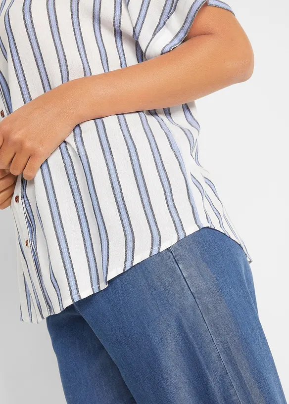 Chemisier en crépon de viscose fluide, bonprix