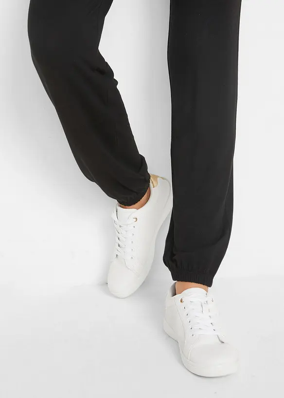 Pantalon en jersey à taille élastiquée, bonprix