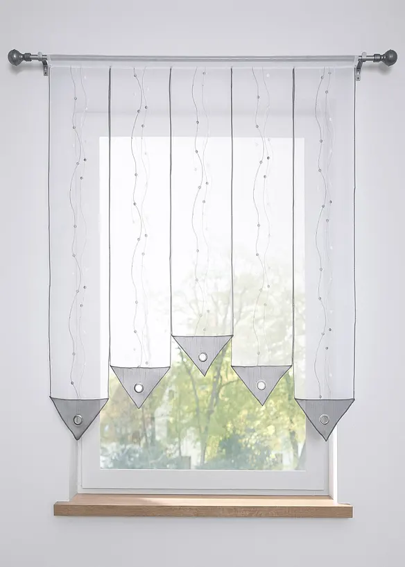 Voilage brodé en pointe (1 pce.), bonprix