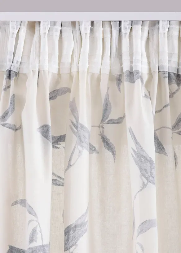 Voilage imprimé oiseau (1 pce.), bonprix