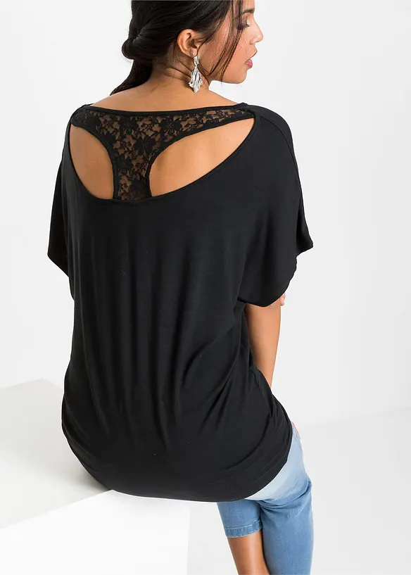 T-shirt en viscose mélangée, bonprix