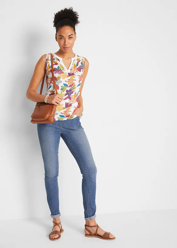 Top en jersey imprim&eacute;, bonprix