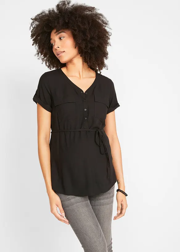 Blouse de grossesse et d'allaitement en viscose fluide, bonprix