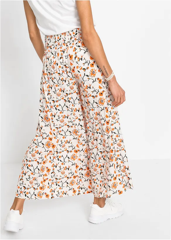 Pantalon palazzo en viscose fluide, bonprix