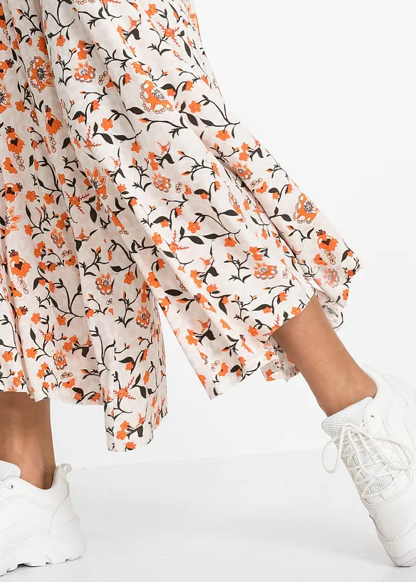 Pantalon palazzo en viscose fluide, bonprix