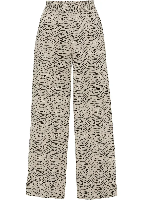Pantalon palazzo imprimé, bonprix
