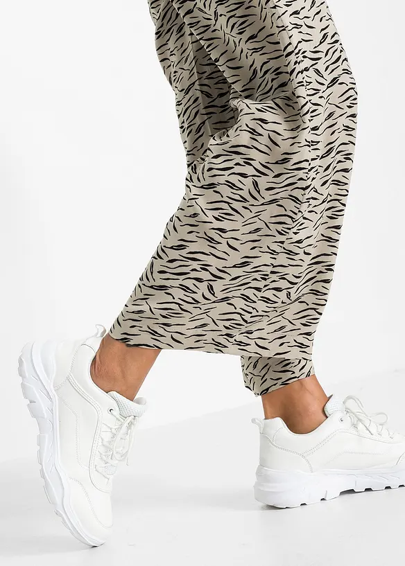 Pantalon palazzo imprimé, bonprix