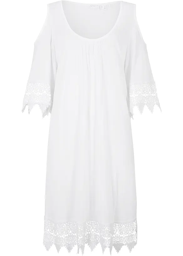 Robe de plage transparente en viscose, bonprix