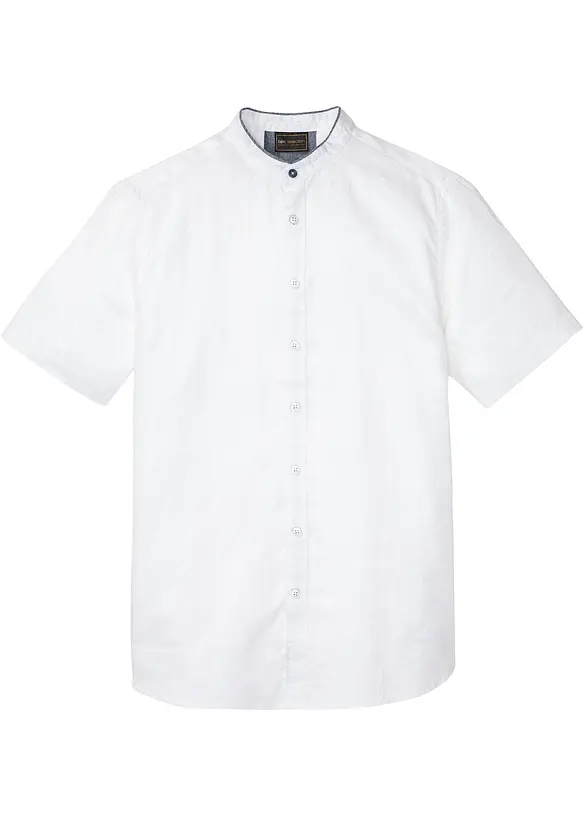 Chemise manches courtes 100% lin, bonprix