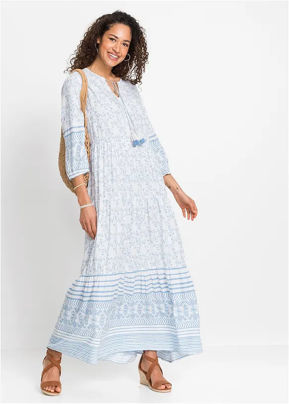 Robe longue en viscose fluide, bonprix