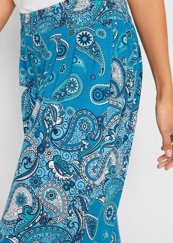 Sarouel fluide en jersey viscose, bonprix