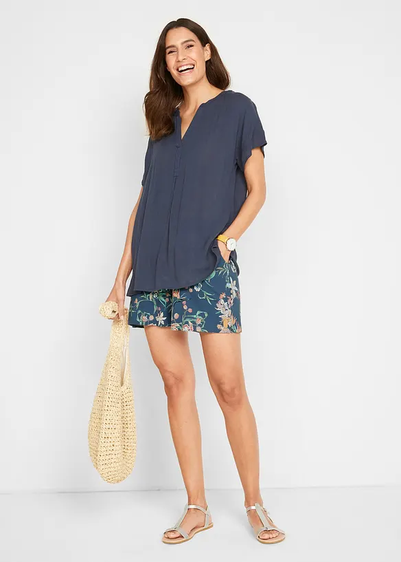 Lot de 2 shorts en jersey coton extensible, bonprix