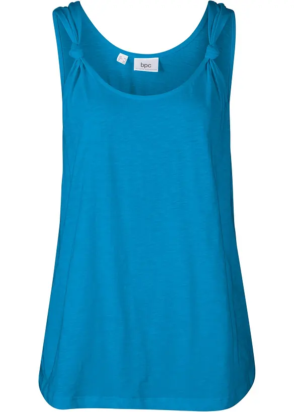 Top en coton &agrave; d&eacute;tails n&oelig;uds, bonprix