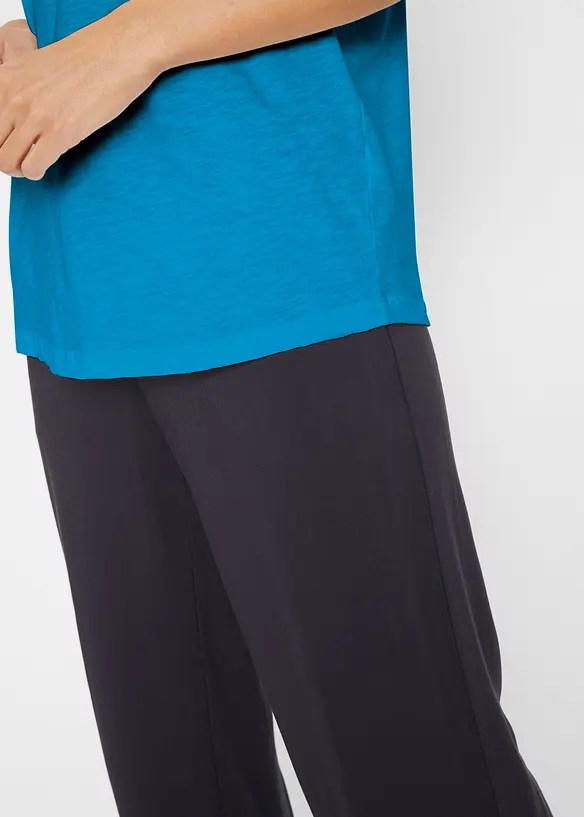 Top en coton &agrave; d&eacute;tails n&oelig;uds, bonprix