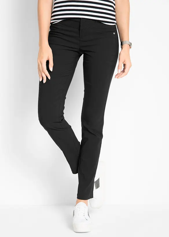 Pantalon droit en bengaline extensible, bonprix