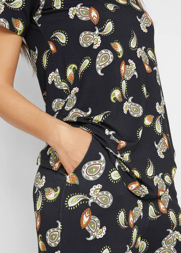 T-shirt et jupe-culotte en viscose fluide (ens. 2 pces), bonprix