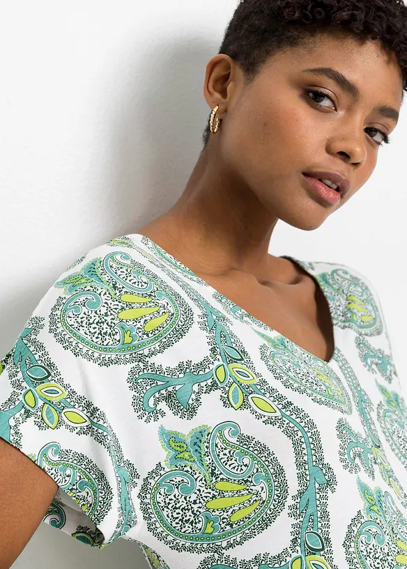 Robe fluide en jersey viscose, bonprix