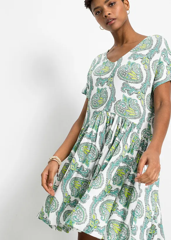 Robe fluide en jersey viscose, bonprix