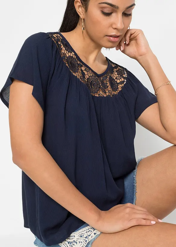 Blouse 100% viscose, bonprix