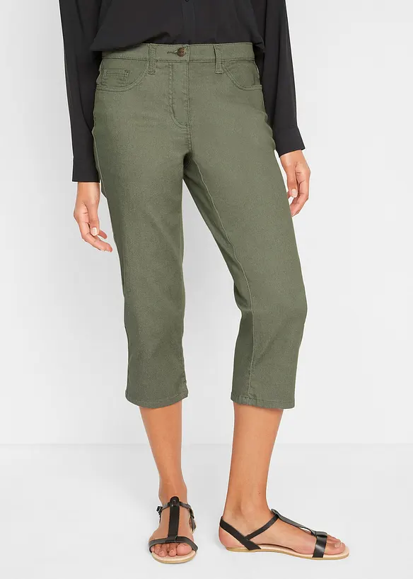 Jean droit, taille mi-haute et confortable, bonprix