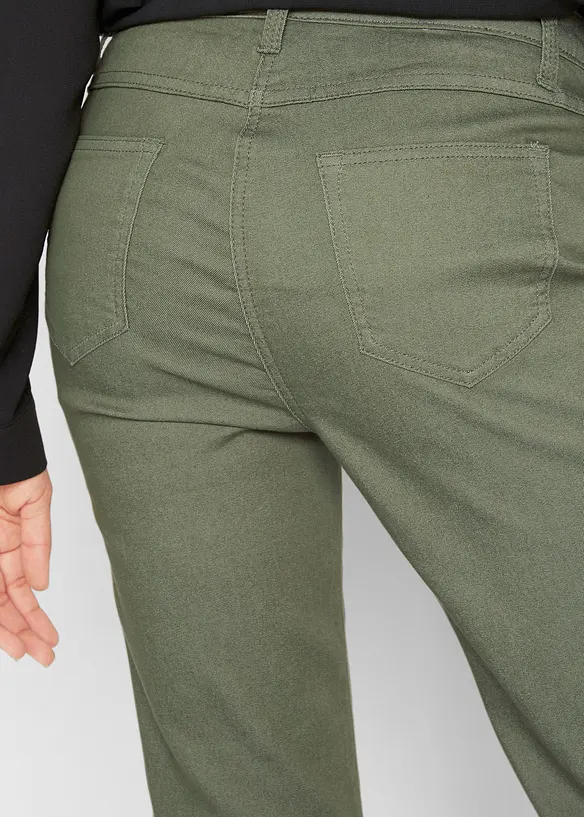 Jean droit, taille mi-haute et confortable, bonprix