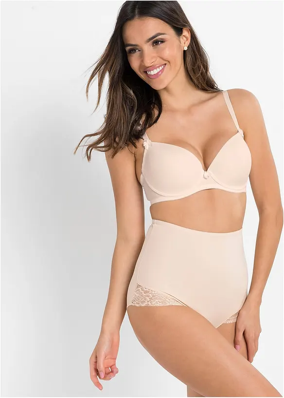 Lot de 2 culottes sculptantes, maintien léger, bonprix