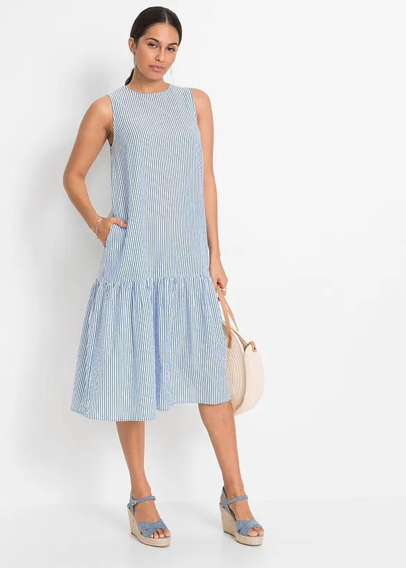 Robe midi trap&egrave;ze, bonprix