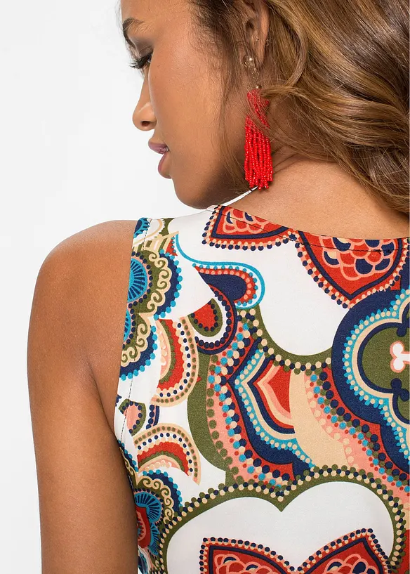 Robe courte à volants, bonprix