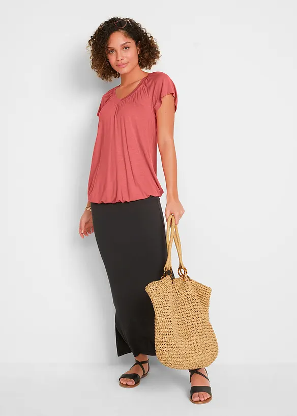 T-shirt en viscose extensible, bonprix