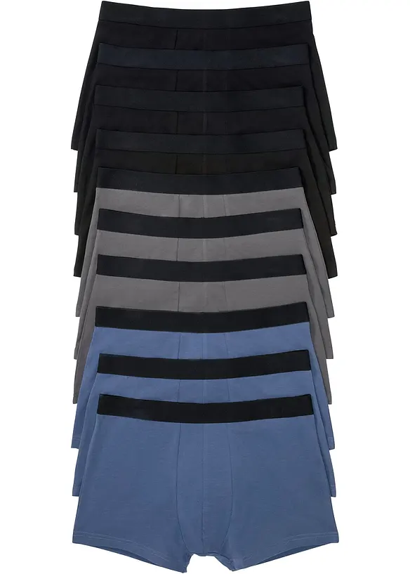 Lot de 10 boxers coton, bonprix