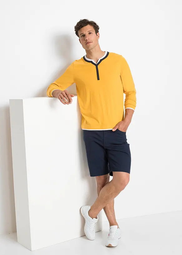 Bermuda classique en coton extensible, bonprix