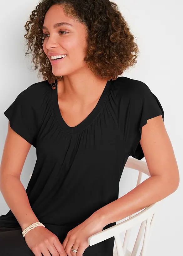 T-shirt en viscose extensible, bonprix