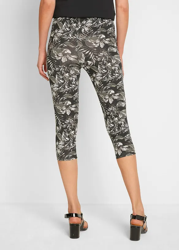 Legging 3/4 en coton extensible, bonprix