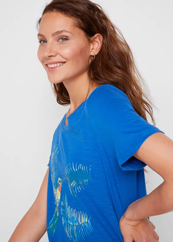 T-shirt coton imprimé, bonprix