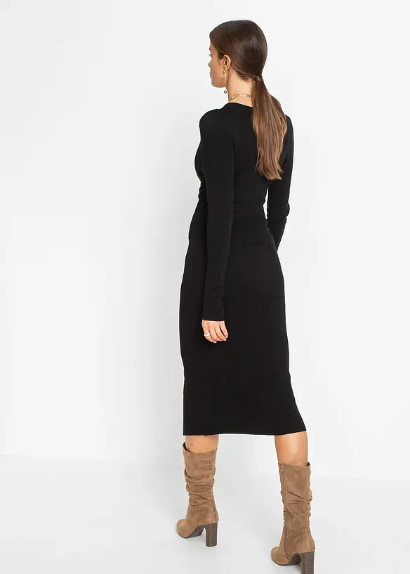 Robe en maille de viscose mélangée, bonprix