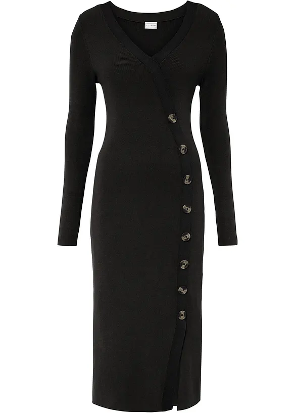 Robe en maille de viscose mélangée, bonprix