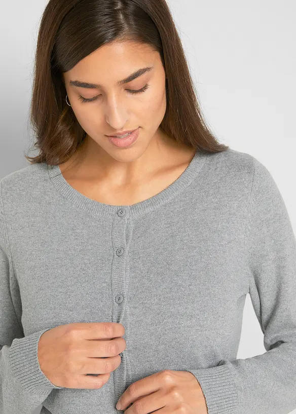 Gilet en fine maille, bonprix