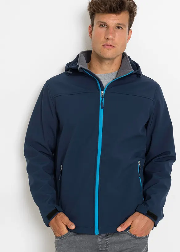 Veste softshell à capuche, bonprix