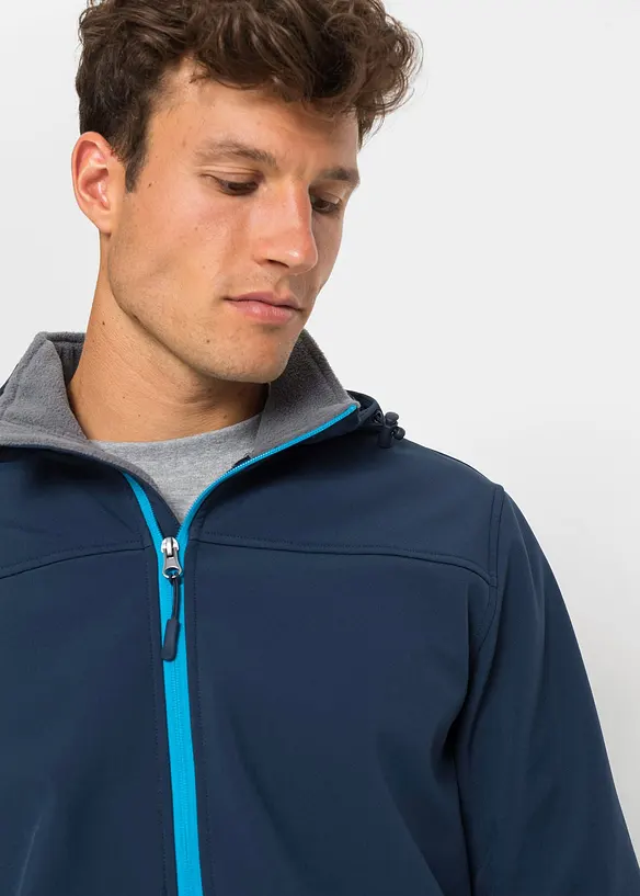 Veste softshell à capuche, bonprix