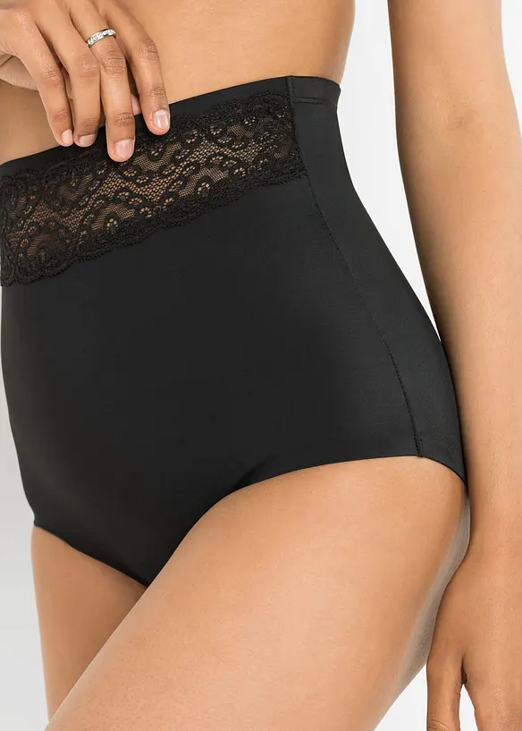 Lot de 2 culottes sculptantes, maintien léger, bonprix