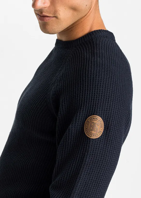 Pull en grosse maille avec coton recyclé, bonprix