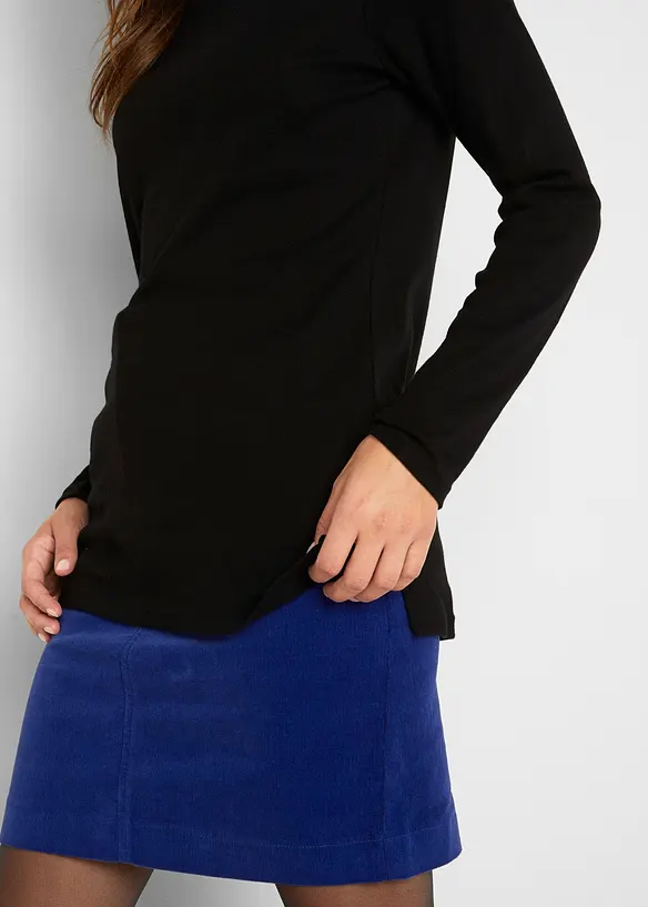 T-shirt col roulé 100% coton, bonprix