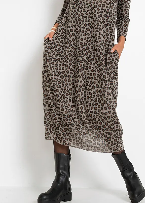 Robe midi en jersey, bonprix