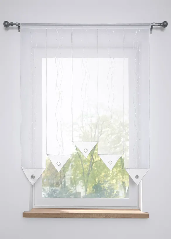 Voilage brodé en pointe (1 pce.), bonprix