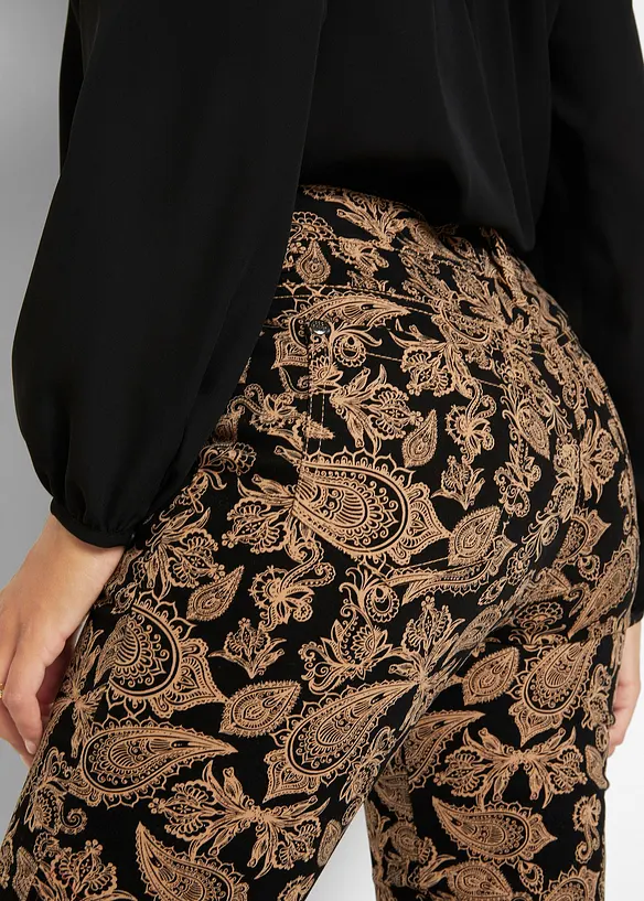 Pantalon extensible imprimé, bonprix