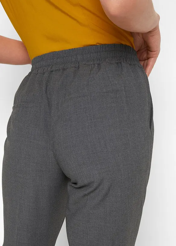 Pantalon avec taille entièrement élastiquée, bonprix
